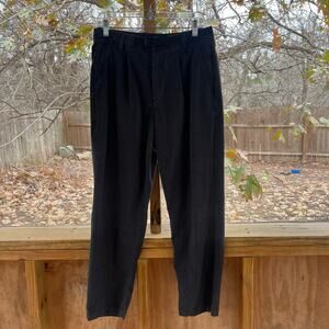 Saturdays New York City Men's Dark Grey Belted Casual Pants Size S